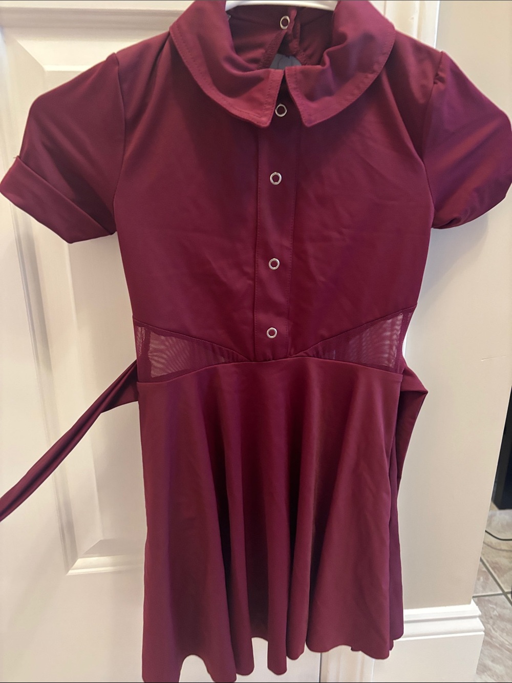 Weissman Burgundy Girls Dance Costume Dress